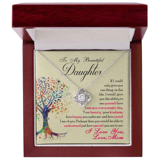 Love Knot Necklace for Special Daughter - A Timeless Expression of Your Love