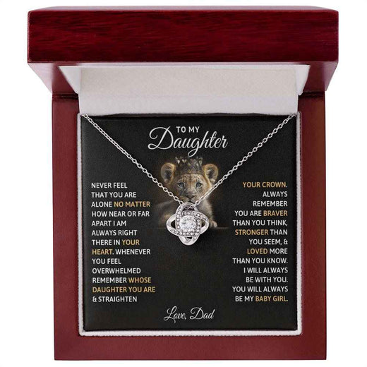Love Knot Necklace for Daughter - A Timeless Gift That Celebrates Your Bond