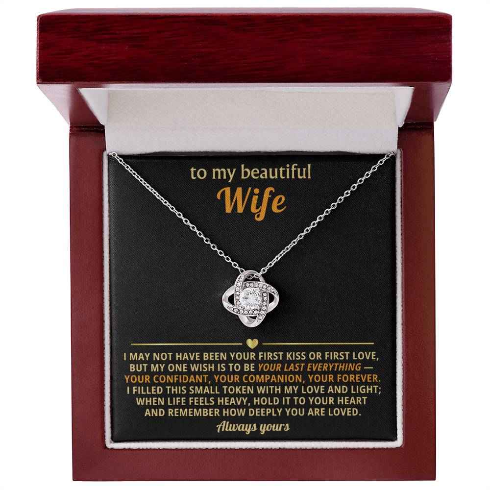 Love Knot Necklace for Wife - A Timeless Symbol of Your Unbreakable Bond