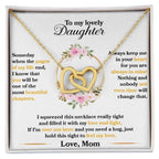 Interlocking Hearts Necklace for Daughter - A Timeless Gift of Love