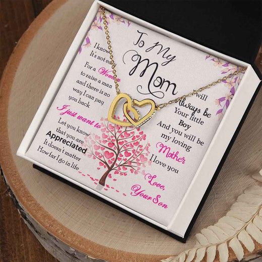 Interlocking Hearts Necklace: A Timeless Gift for My Mom