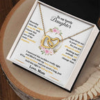 Interlocking Hearts Necklace for Daughter - A Timeless Gift of Love