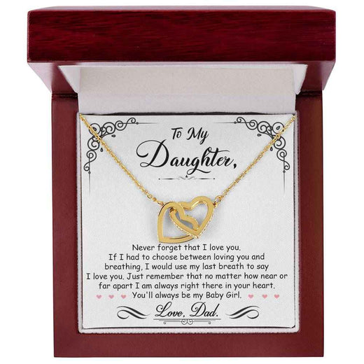 Interlocking Heart Necklace for Your Baby Girl - A Timeless Symbol of Love