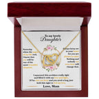 Interlocking Hearts Necklace for Daughter - A Timeless Gift of Love