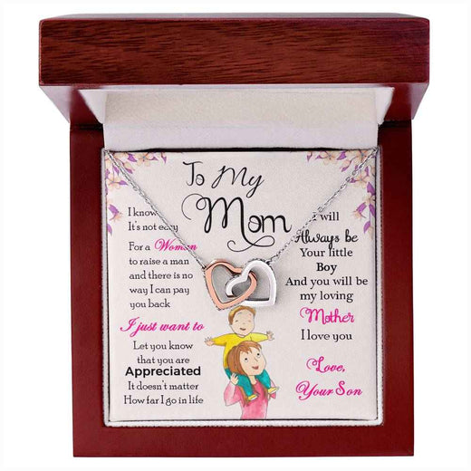 Interlocking Hearts Necklace: A Timeless Gift for Your Mom