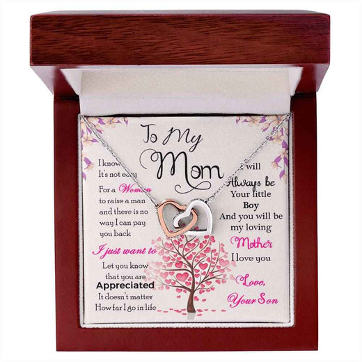 Interlocking Hearts Necklace: A Timeless Gift for My Mom