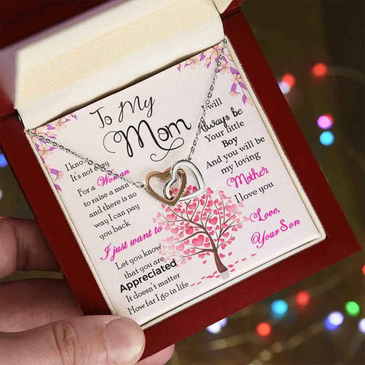 Interlocking Hearts Necklace: A Timeless Gift for My Mom