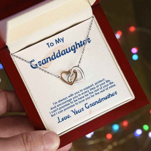 Interlocking Hearts Necklace for Granddaughter: A Timeless Gift of Love
