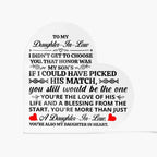 To My Daughter In Law Honor Heart Acrylic Plaque