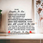 To My Daughter In Law Honor Heart Acrylic Plaque