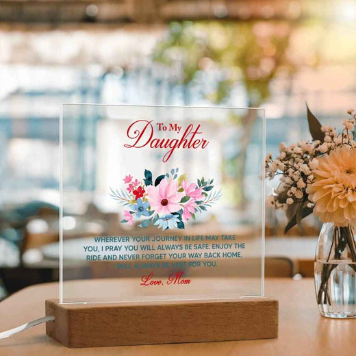 Daughter Keepsake Acrylic Plaque Bundle - A Heartfelt Tribute for Every Journey