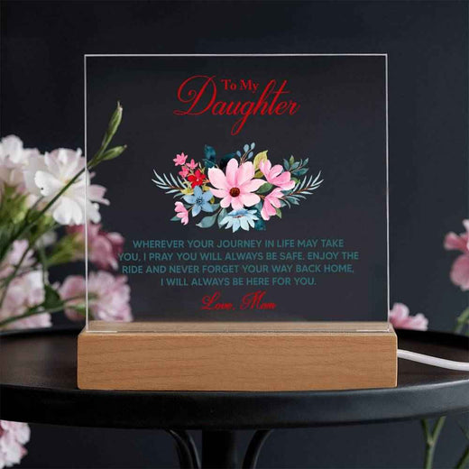 Daughter Keepsake Acrylic Plaque Bundle - A Heartfelt Tribute for Every Journey