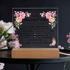 My Beautiful Wife Square Acrylic Plaque
