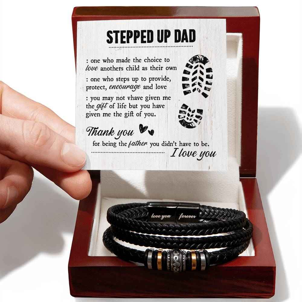To My Step Dad Gift Of Life Bracelet