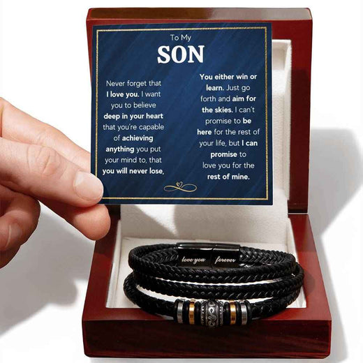 To My Son Skies Bracelet - A Heartfelt Gift for Him