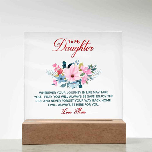 Daughter Keepsake Acrylic Plaque Bundle - A Heartfelt Tribute for Every Journey