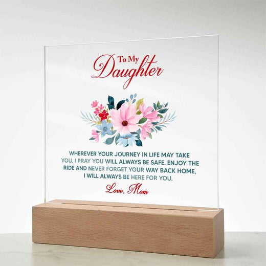 Daughter Keepsake Acrylic Plaque Bundle - A Heartfelt Tribute for Every Journey