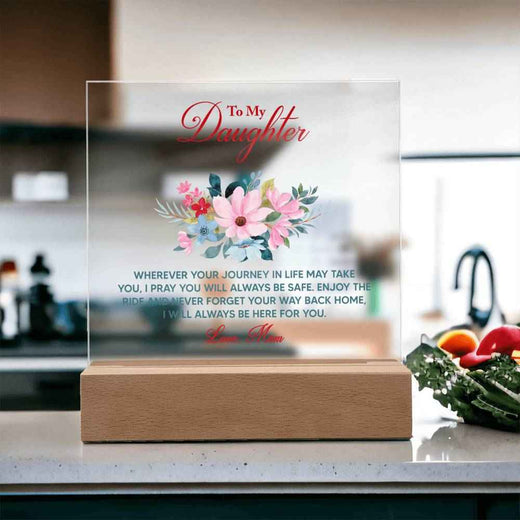 Daughter Keepsake Acrylic Plaque Bundle - A Heartfelt Tribute for Every Journey