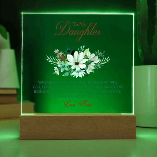 Daughter Keepsake Acrylic Plaque Bundle - A Heartfelt Tribute for Every Journey