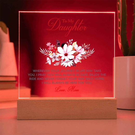 Daughter Keepsake Acrylic Plaque Bundle - A Heartfelt Tribute for Every Journey