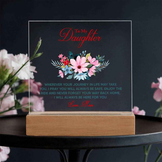 Daughter Keepsake Acrylic Plaque Bundle - A Heartfelt Tribute for Every Journey